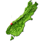 South Island map showing Milford Sound
